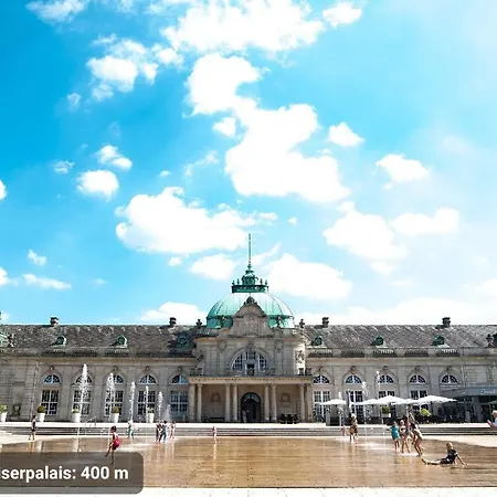 Apartmán Studio3 Zentral Und Ruhig Mit Parkplatz, 5 Min Z Bali-t Und Gop, Boxspringbett Bad Oeynhausen